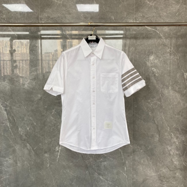 [Premium] 톰브라운 옥스포드 숏 슬리브 반팔 셔츠 [그레이]