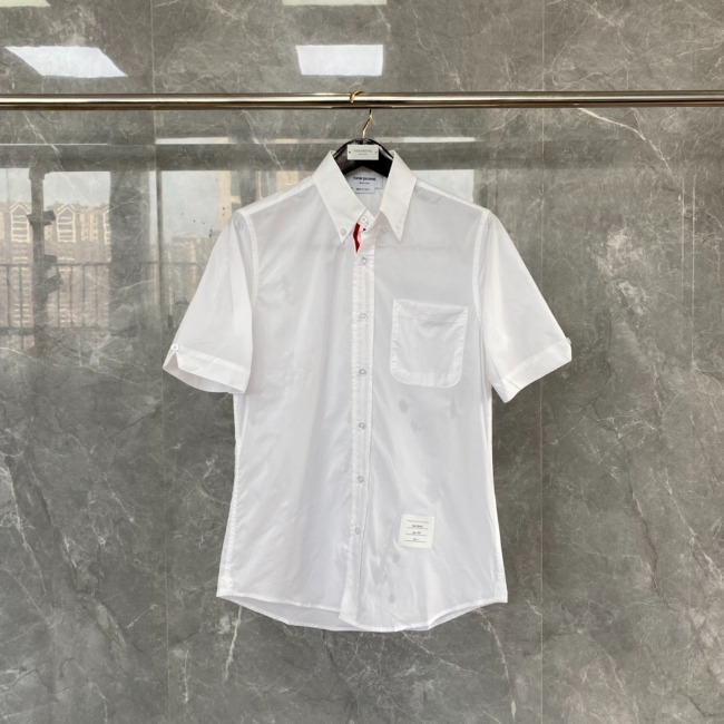 [Premium] 톰브라운 그로그랭 플래킷 클래식 옥스포드 숏 슬리브 셔츠