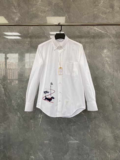 [Premium] 톰브라운 헥터 자수 옥스포드 긴팔 셔츠