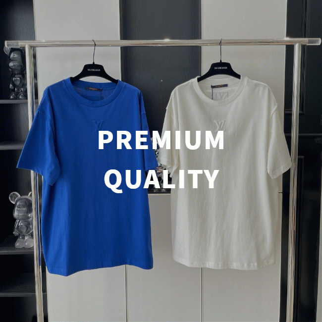 [Premium] 루이비통 엠보스드 LV 티셔츠 1AA5DY,1AA5DQ [2컬러]
