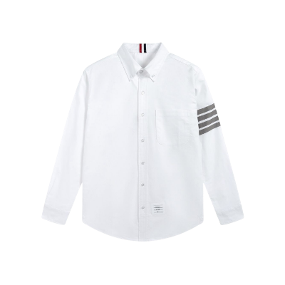 [Premium] 톰브라운 옥스포드 그레이 포인트 카라 셔츠