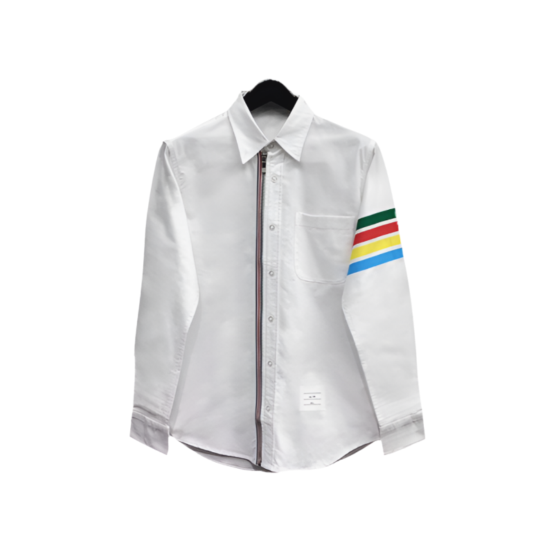 [Premium] 톰브라운 4-바 지퍼 프런트 옥스포드 셔츠 [매장-80만원대]